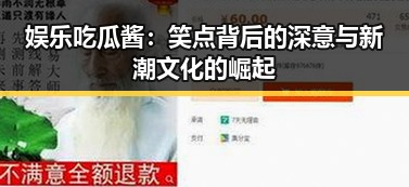 娱乐吃瓜酱：笑点背后的深意与新潮文化的崛起